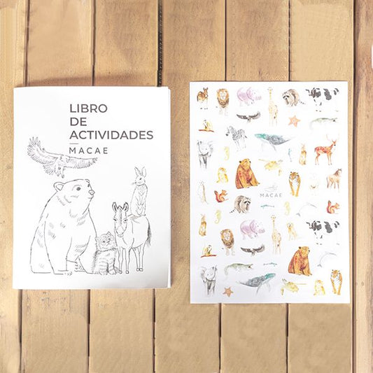 Libros de actividades animales