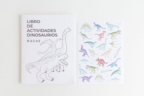 Libros de actividades dinos