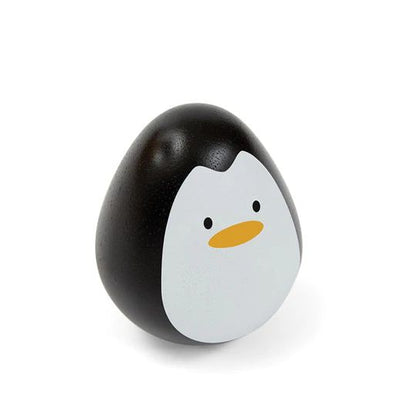 Pingüino tambaleante de madera