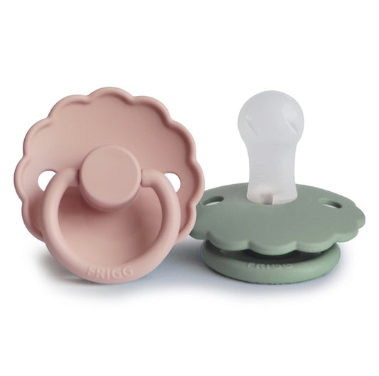 Chupón Frigg Daisy silicone (Blush/Sage)