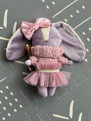 Coneja hada clásica chica tonos morado y rosa (20 cm) Edición limitada