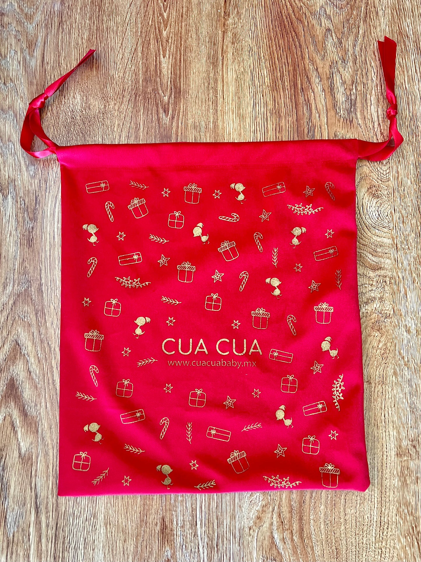 Bolsa de terciopelo roja (30x35cm)