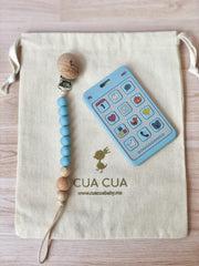 Gift bag “celular” tonos azules