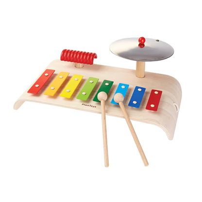 Set de instrumentos musicales de madera