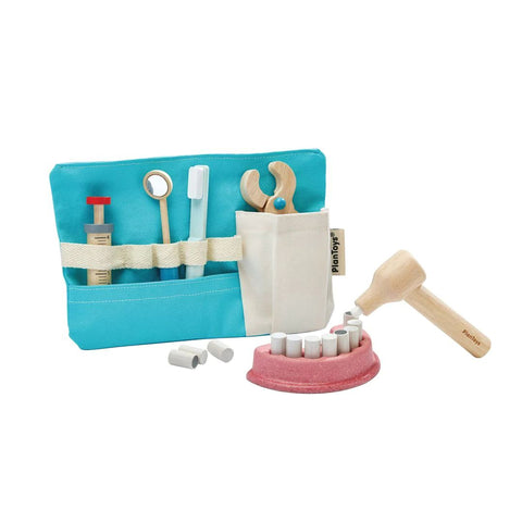 "Set de herramientas de madera para dentista"
