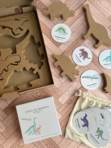 Gift bag Rompecabezas + memoria de dinos