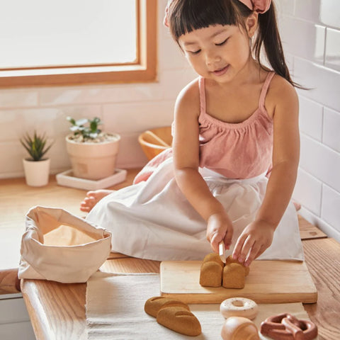 "Set de panadería de madera"