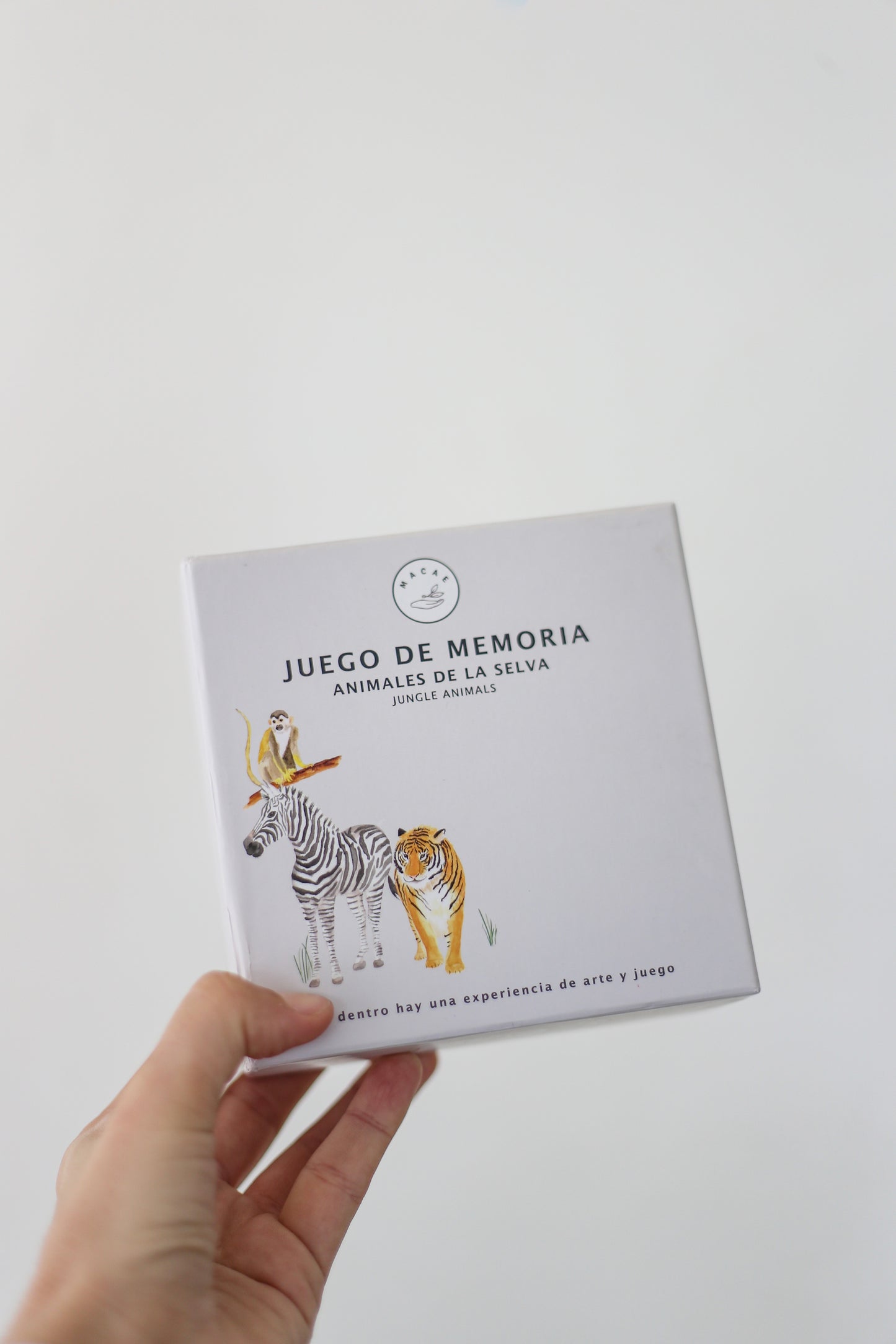 Gift bag Rompecabezas + memoria de animales de selva